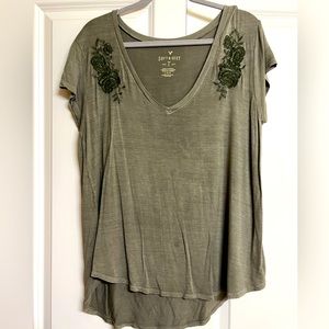 Soft & Sext Army Green T- Shirt
